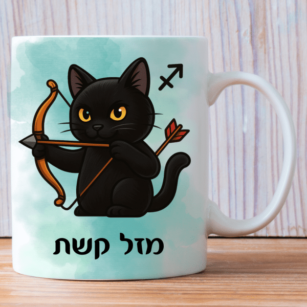 כוס לשתיה מזלות בהתאמה אישית - מזל קשת