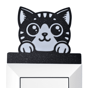 קישוט חתולי למתגים בבית Moka