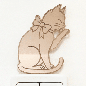 קישוט למתגים חתולה מטופחת דגם Bianca תמונת מוצר