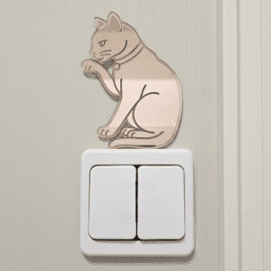 קישוט למתגים חתולה מטופחת דגם Tutit