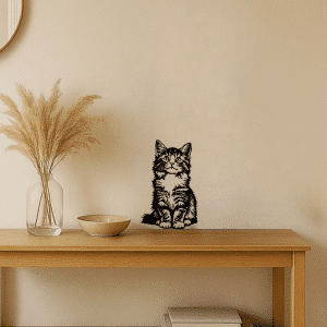 קישוט לקיר חתלתול דגם 'Kitty'