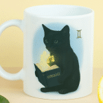 כוס מזל מאזניים לשתיה חמה מקרמיקה דגם Astrology צד קדמי