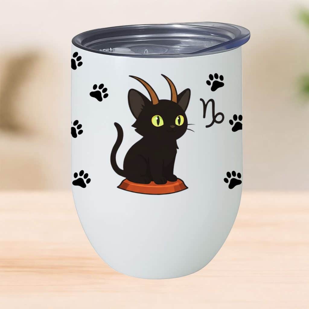 כוס תרמית לשתיה חמה גדי דגם ZODIACAT